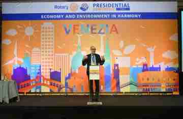 The presidential conference of Rotary International in Venice