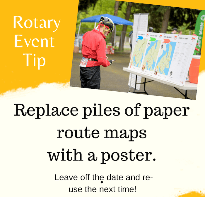 Replace piles of paper maps plastic free waters